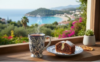 Kubek ceramiczny 350 ml Oriental White Blue