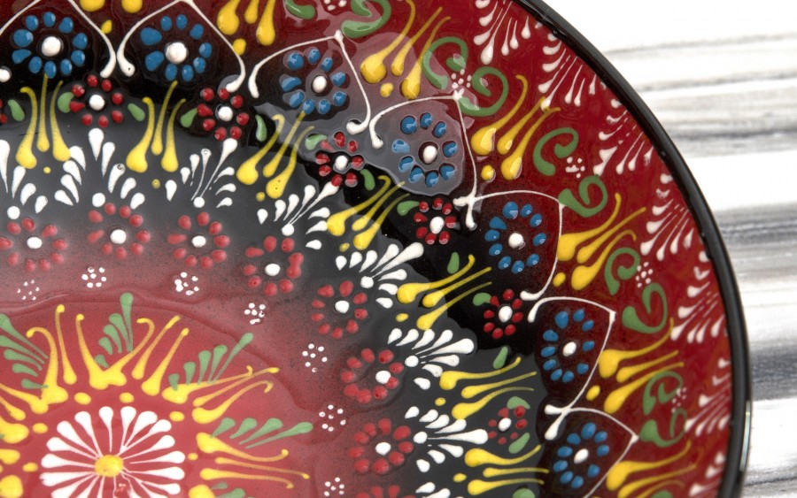 Salaterka ceramiczna 26,5 cm Oriental Red