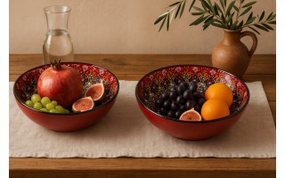 Salaterka ceramiczna 26,5 cm Oriental Red