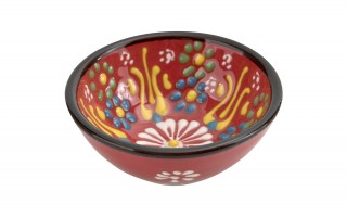 Mini Salaterka/dip ceramiczna 8,5 cm Oriental Red