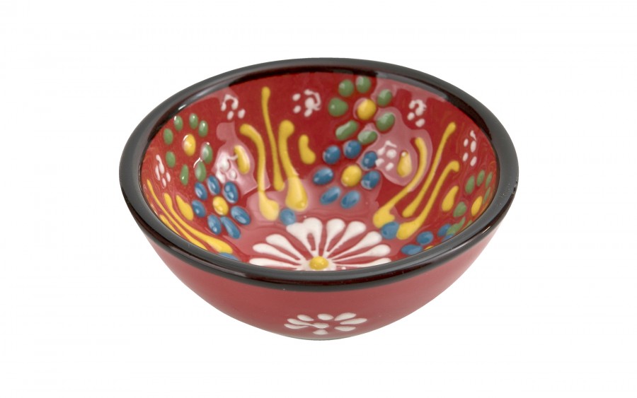 Mini Salaterka/dip ceramiczna 8,5 cm Oriental Red