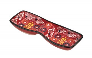 Dip podwójny ceramiczny Oriental Red