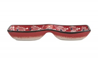 Dip podwójny ceramiczny Oriental Red