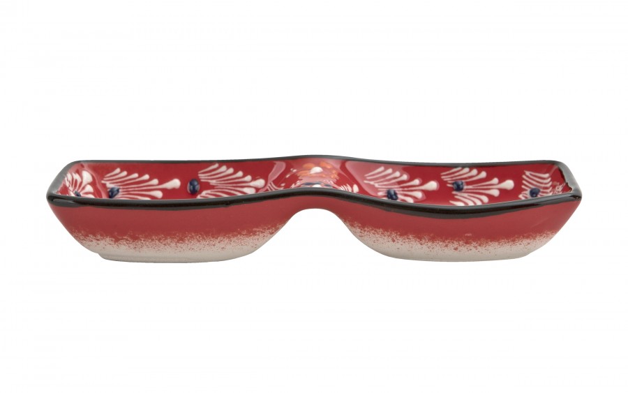 Dip podwójny ceramiczny Oriental Red