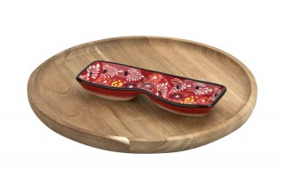 Dip podwójny ceramiczny Oriental Red