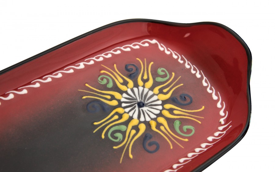 Półmisek ceramiczny 31x12 cm Oriental Red