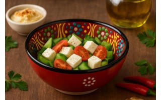 Salaterka ceramiczna 12 cm Oriental Red