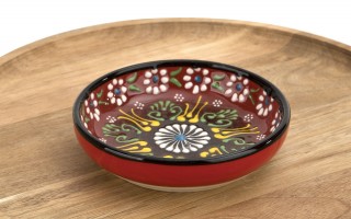 Płytka Salaterka ceramiczna 12 cm Oriental Red