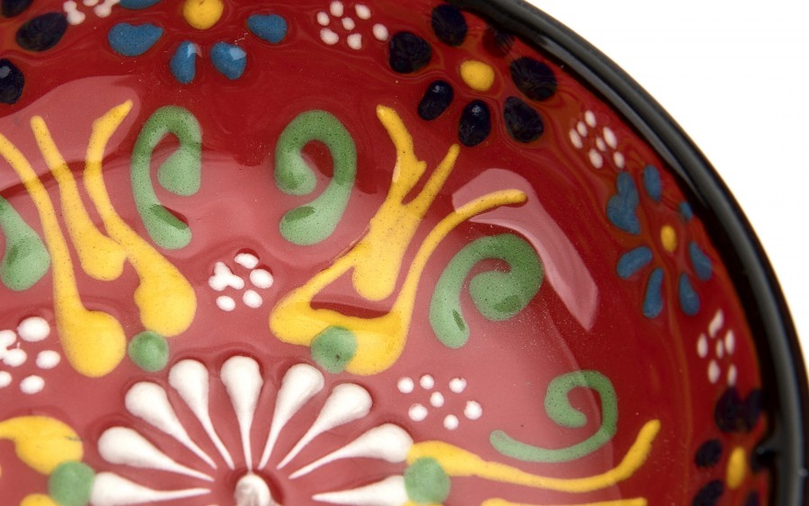 Mini Salaterka ceramiczna 10 cm Oriental Red