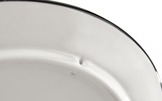 Talerz płytki obiadowy 25 cm ceramiczny Oriental Red