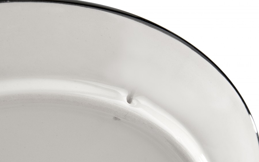 Talerz płytki obiadowy 25 cm ceramiczny Oriental Red