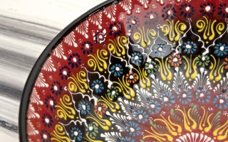 Salaterka ceramiczna 31 cm Oriental Red