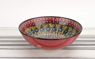 Salaterka ceramiczna 31 cm Oriental Red