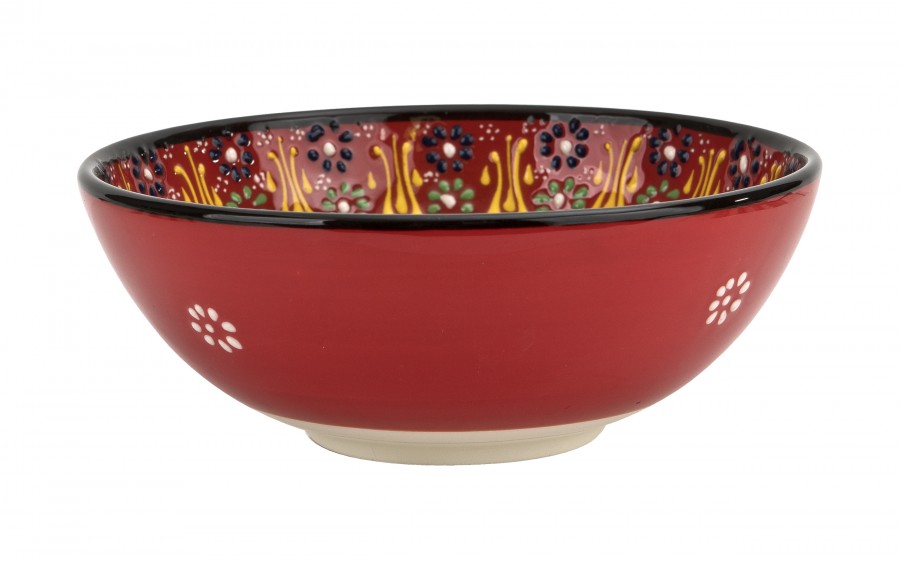 Salaterka ceramiczna 21 cm Oriental Red