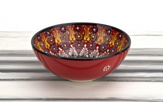 Salaterka ceramiczna 21 cm Oriental Red