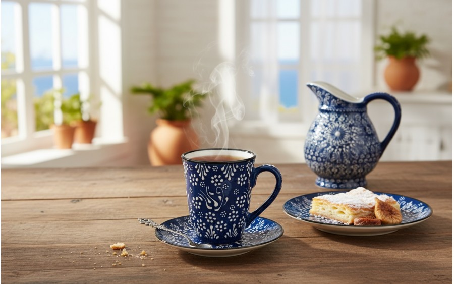 Kubek ceramiczny 350 ml Oriental Blue