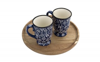 Kubek ceramiczny 350 ml Oriental Blue