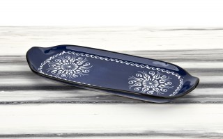 Półmisek ceramiczny 31x12 cm Oriental Blue
