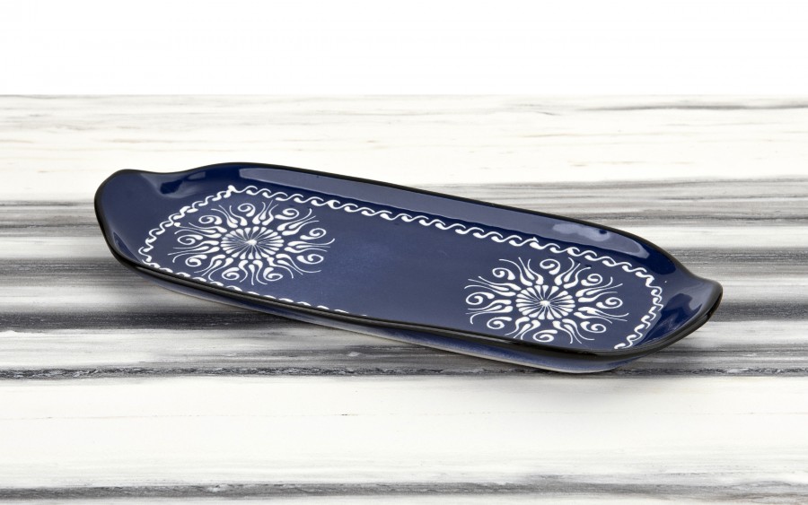 Półmisek ceramiczny 31x12 cm Oriental Blue