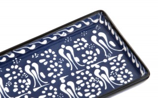 Półmisek ceramiczny 25x9 cm Oriental Blue