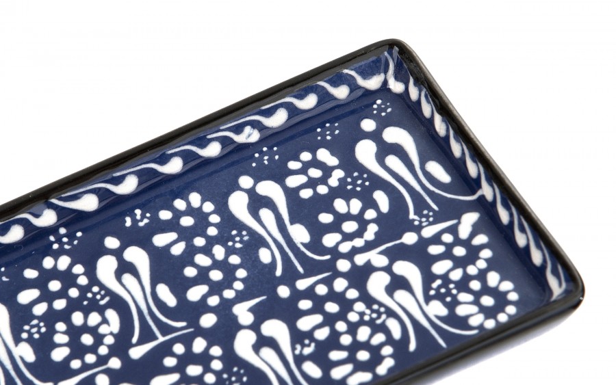 Półmisek ceramiczny 25x9 cm Oriental Blue