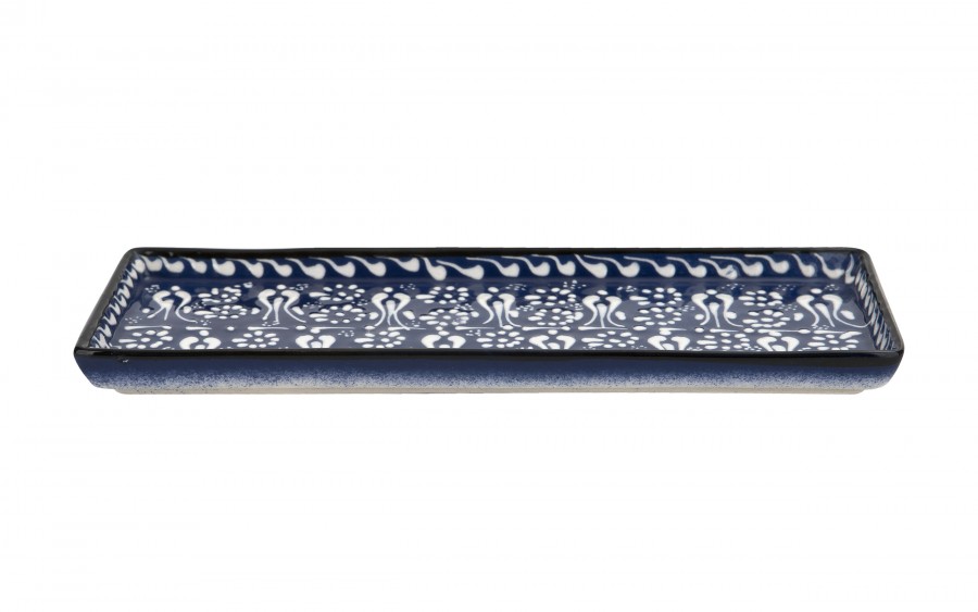 Półmisek ceramiczny 25x9 cm Oriental Blue