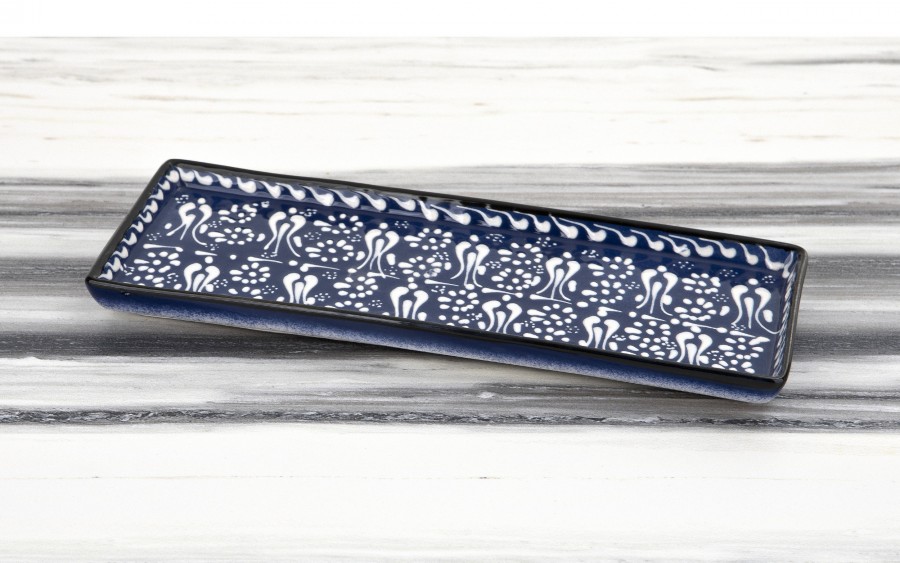 Półmisek ceramiczny 25x9 cm Oriental Blue