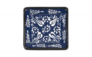 Dip kwadratowy 9 cm ceramiczny Oriental Blue