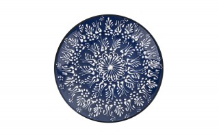 Talerz deserowy 18 cm ceramiczny Oriental Blue
