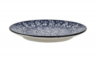 Talerz deserowy 18 cm ceramiczny Oriental Blue