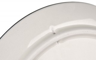 Talerz płytki obiadowy 25 cm ceramiczny Oriental Blue