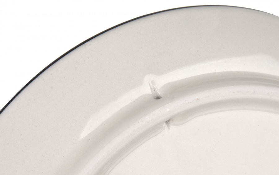 Talerz płytki obiadowy 25 cm ceramiczny Oriental Blue