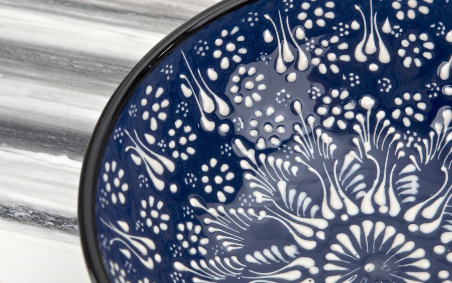 Salaterka ceramiczna 21 cm Oriental Blue