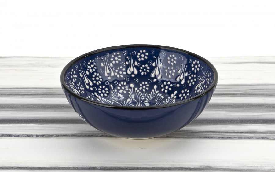 Salaterka ceramiczna 21 cm Oriental Blue