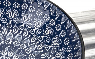 Salaterka ceramiczna 31 cm Oriental Blue