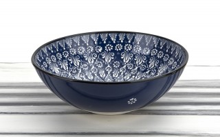 Salaterka ceramiczna 31 cm Oriental Blue