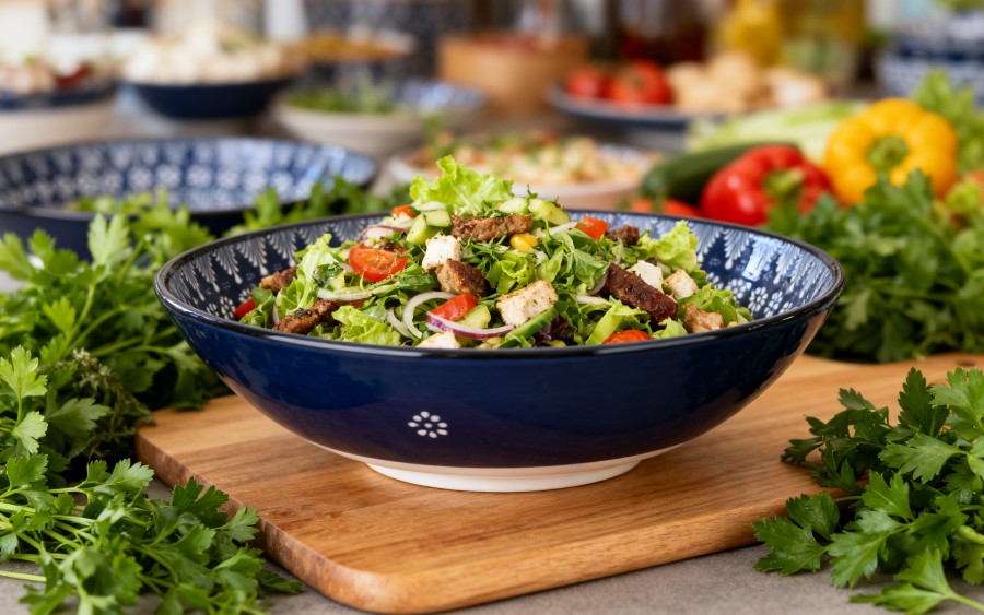 Salaterka ceramiczna 31 cm Oriental Blue