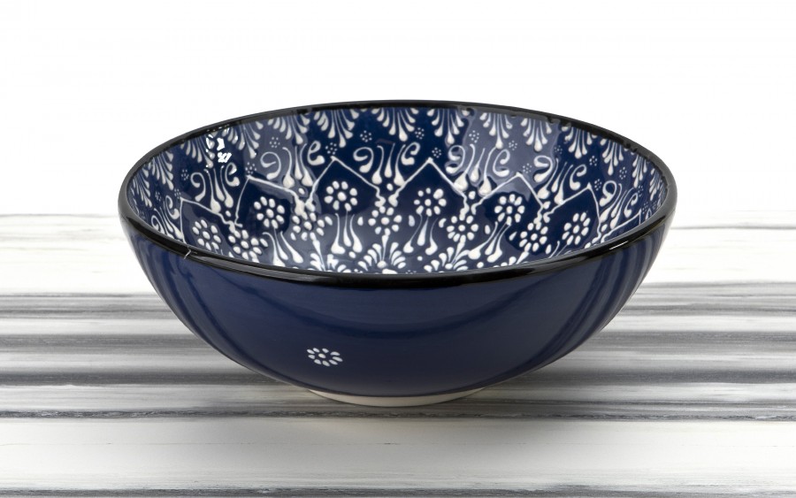 Salaterka ceramiczna 26,5 cm Oriental Blue