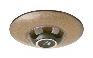 Talerz do pasty 28 cm Ombres Beż Ciemny