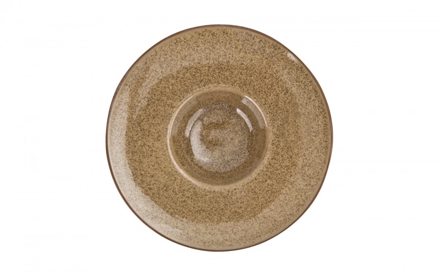 Talerz do pasty 28 cm Ombres Beż Ciemny