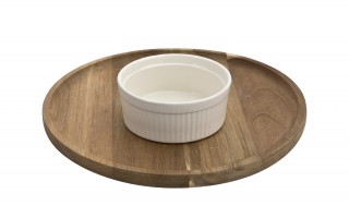 Miseczka porcelanowa 12 cm do sufletu Cream