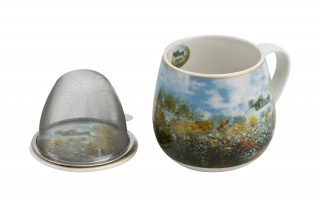 Kubek baryłka z zaparzaczem 430 ml The Artist’s Garden at Vétheuil