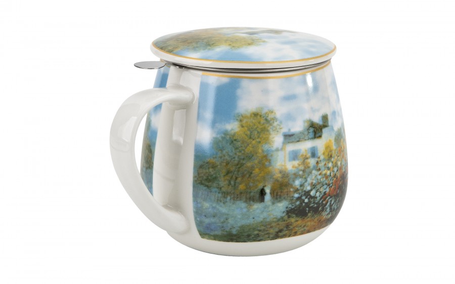 Kubek baryłka z zaparzaczem 430 ml The Artist’s Garden at Vétheuil