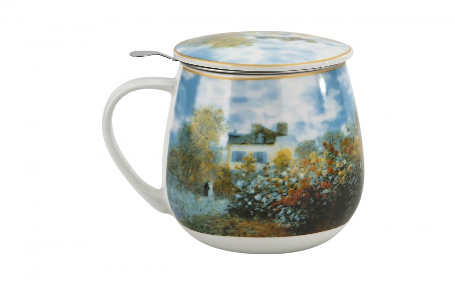 Kubek baryłka z zaparzaczem 430 ml The Artist’s Garden at Vétheuil