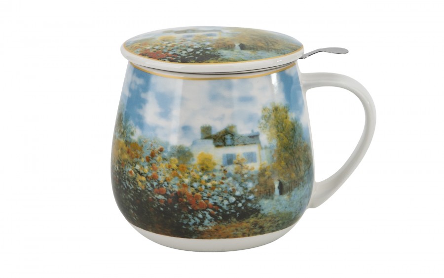 Kubek baryłka z zaparzaczem 430 ml The Artist’s Garden at Vétheuil