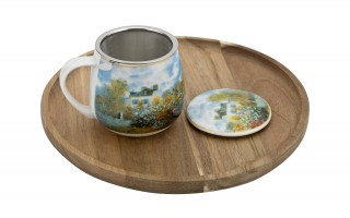 Kubek baryłka z zaparzaczem 430 ml The Artist’s Garden at Vétheuil