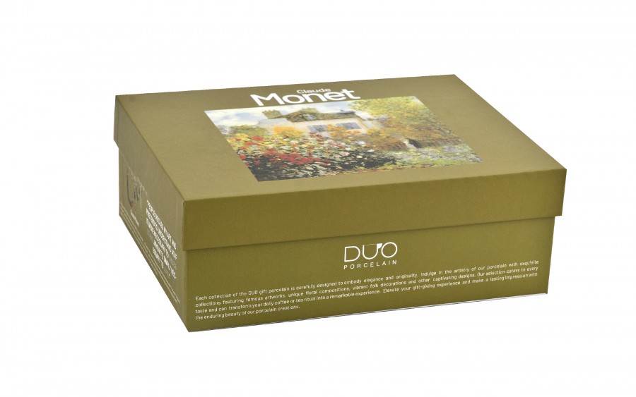 Zestaw 2 filiżanek do espresso 110 ml + spodki The Artist’s Garden at Vétheuil