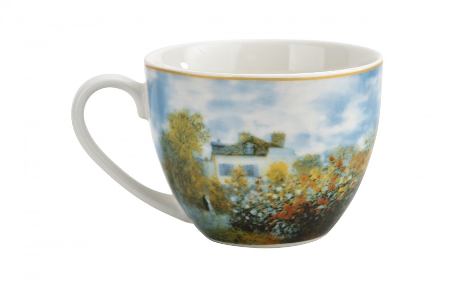 Zestaw 2 filiżanek do espresso 110 ml + spodki The Artist’s Garden at Vétheuil