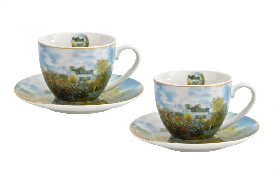 Komplet 2 filiżanek 270 ml + spodki The Artist’s Garden at Vétheuil