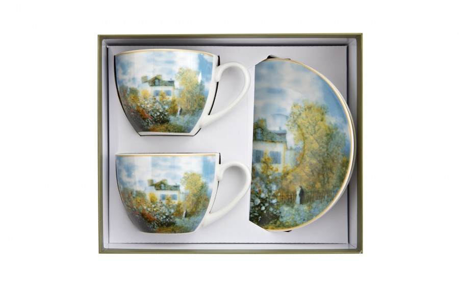 Komplet 2 filiżanek 270 ml + spodki The Artist’s Garden at Vétheuil